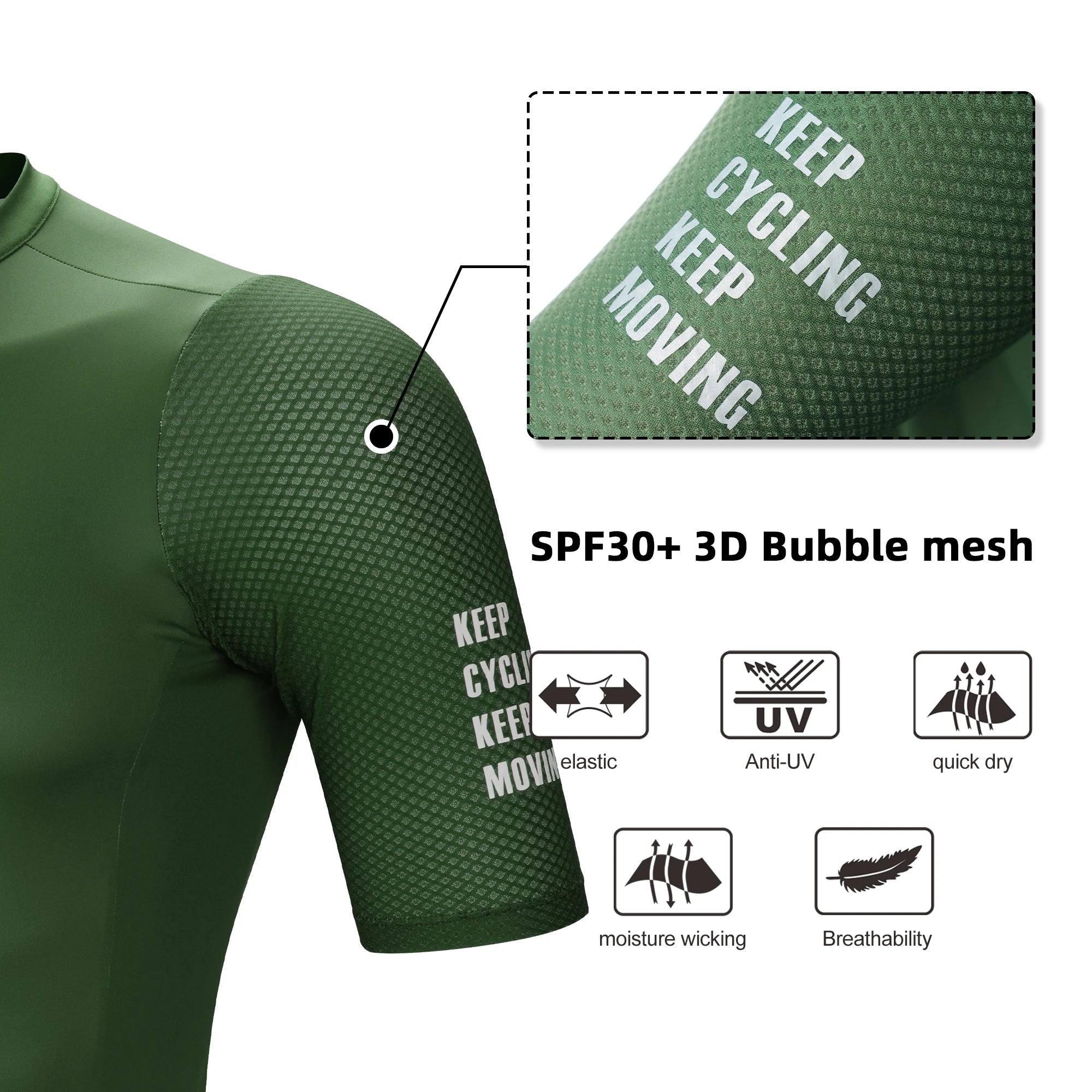 Cycling Jersey SPF 50 Anti-Uv Training Level Slim Fit Small Size Men Women Man Cycling Maillot Bike Jersey Cycling Shirt