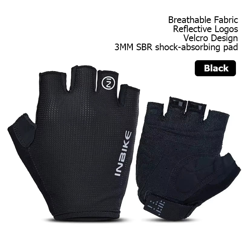 Half Finger Cycling Gloves Summer Bicycle Gloves Shock-Absorption Breathable Mountain Bike MTB Gloves Cycling Accessories