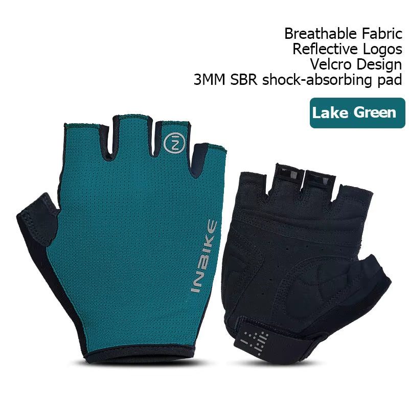 Half Finger Cycling Gloves Summer Bicycle Gloves Shock-Absorption Breathable Mountain Bike MTB Gloves Cycling Accessories
