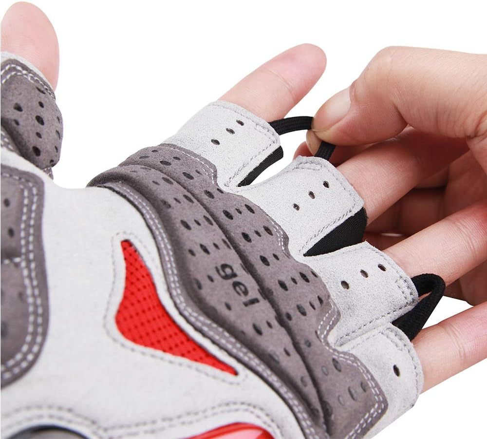 Cycling Gloves for Men Women - Breathable Gel Road Mountain Bike Riding Gloves - Anti-Slip Bike Glove for Fitness Cycling Training Outdoor Sports