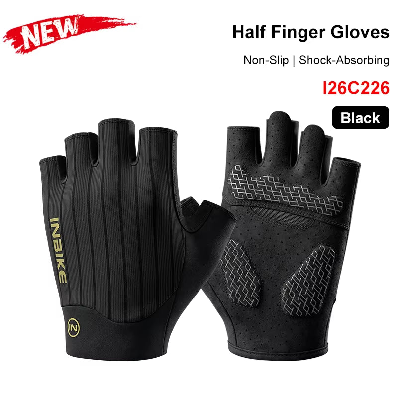 Half Finger Cycling Gloves Summer Bicycle Gloves Shock-Absorption Breathable Mountain Bike MTB Gloves Cycling Accessories