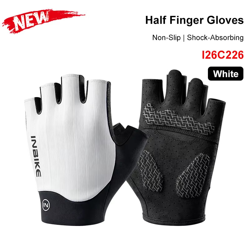 Half Finger Cycling Gloves Summer Bicycle Gloves Shock-Absorption Breathable Mountain Bike MTB Gloves Cycling Accessories