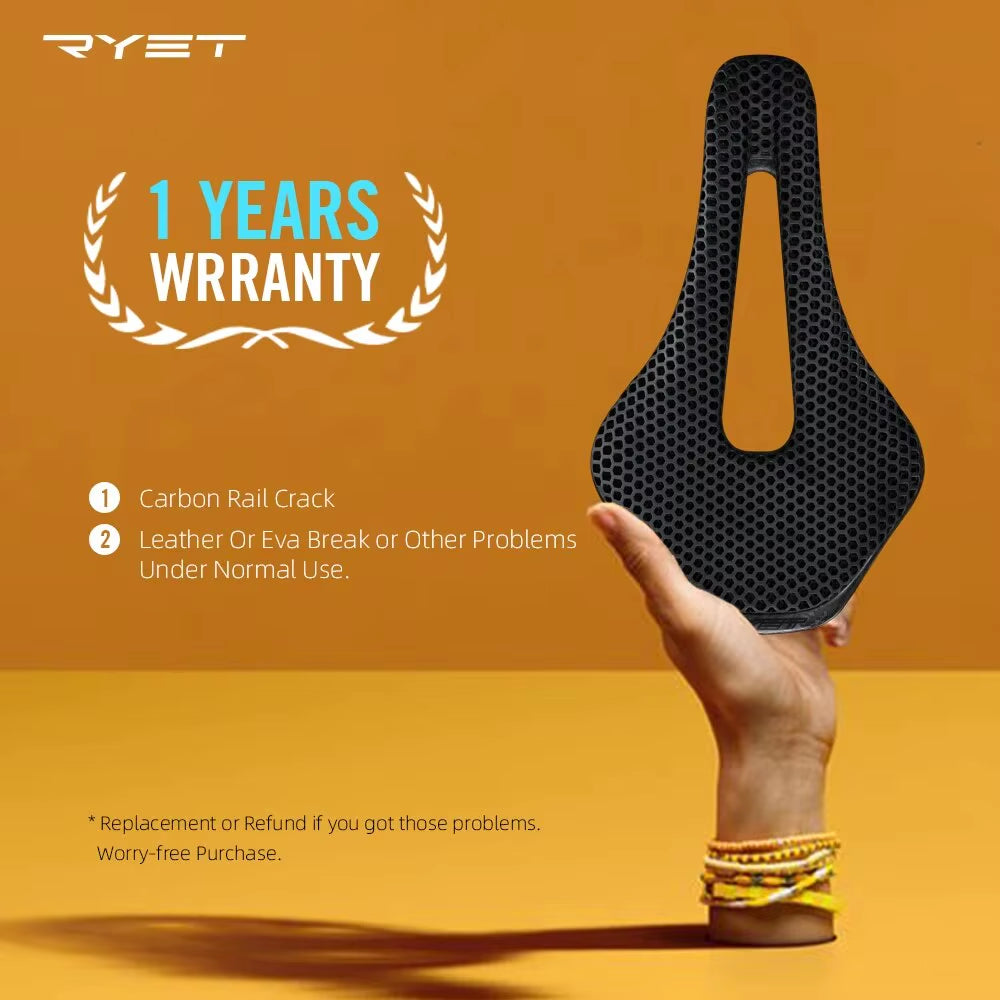 3D Printed Bike Saddle Ultralight Carbon Fiber Hollow Comfortable Breathable MTB Gravel Road Bicycle Cycling Seating Parts