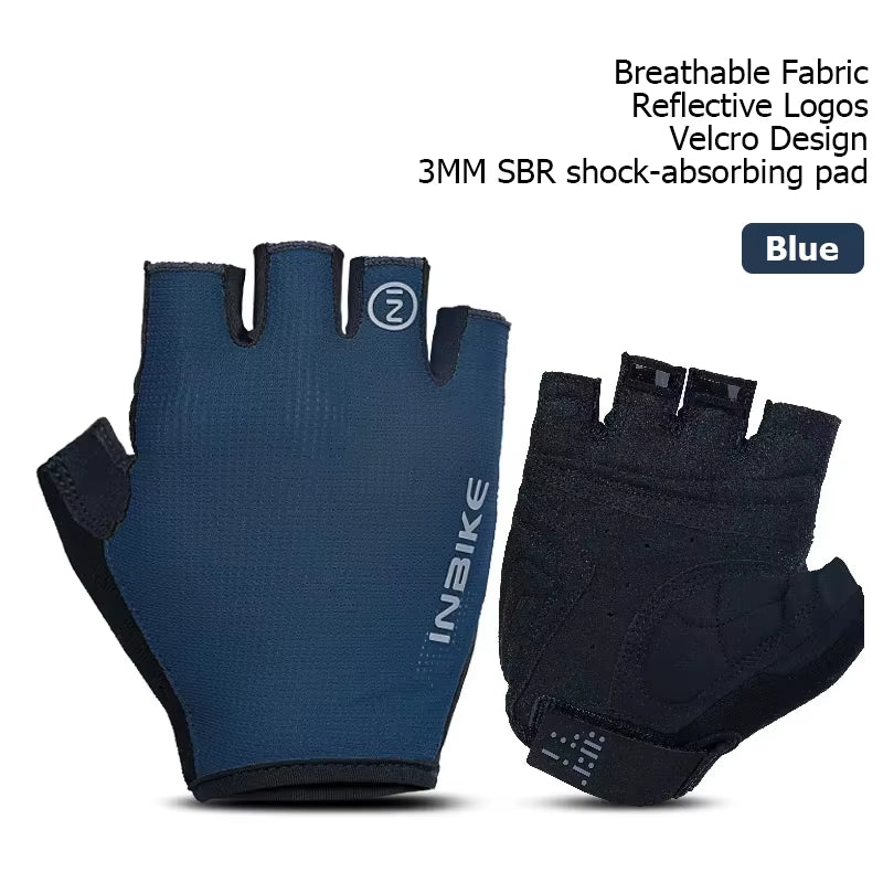 Half Finger Cycling Gloves Summer Bicycle Gloves Shock-Absorption Breathable Mountain Bike MTB Gloves Cycling Accessories